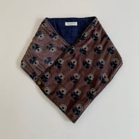 Image 1 of Brighton neck warmer multi print & denim