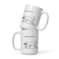 Image 1 of overstimulated White glossy mug 