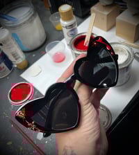 Image 2 of DM Flower Killer Heart Shaped Sunglasses 