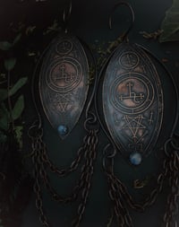 Image 2 of Lilith moonstone earrings PRE ORDER 