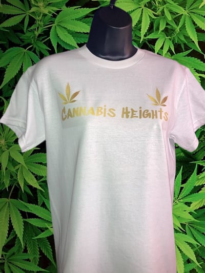 Image of Cannabis Height Golden Stamp T-Shirt