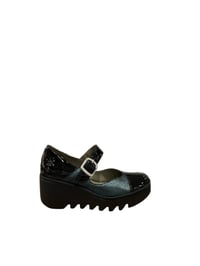 Image 1 of Fly London Baxe Black/ Green