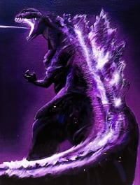Shin Godzilla painting print 8.5x11