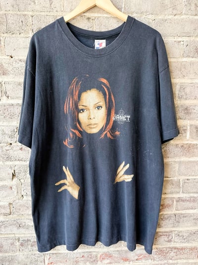 Image of 1998 VINTAGE “ THE VELVET ROPE WORLD TOUR 1998” CONCERT TEE, SIZE: XL