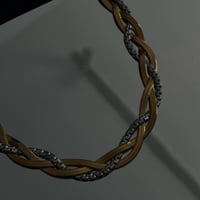 Image 3 of VIENNA HERRINGBONE NECKLACE