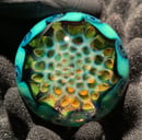 Image 1 of Fumed Honeycomb Mini Paperweight / Pocket Stone 5