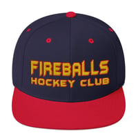 Image 4 of Fireballs Hockey Club Snapback Hat