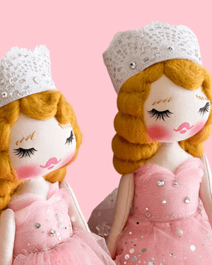 Image of Glinda Inspired Small Art doll 