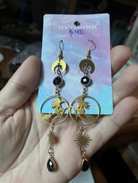 Image 3 of Witchy Moon & Sun Earrings 🌞🌛
