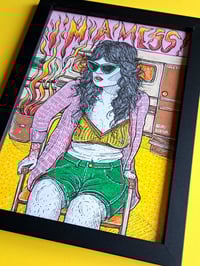 Image 2 of 'I'M A MESS' original illustration (A4, frame incl.)