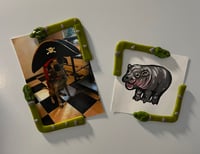 Image 3 of Fused glass asquareagus magnets