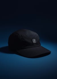 PK Lab Five Panel Cap – Black