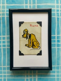 Image 8 of Mickey Mouse and friends c 1930s, framed individual vintage cards