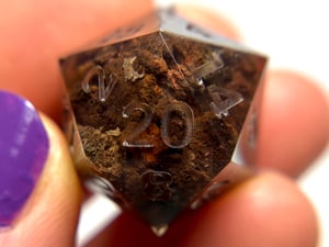 Image of Mount Etna volcanic dice (preorder)
