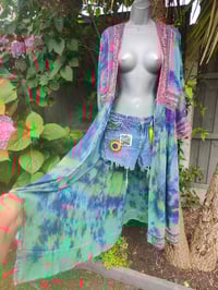 Image 6 of Mykonos Glitter wrap dress Maxi/ Kaftan Jade