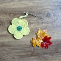 Image 4 of Crochet flower AirPods pouch - various colours