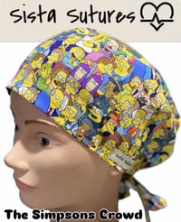 Image 3 of The Simpsons Scrub Hats