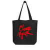 Change Agent Red Script Eco Tote Bag