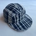 Image of Indigo Check Outdoor caps 002