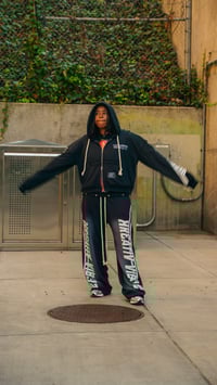 Image 4 of “NOIR  VIB3Z” OVERSIZED PANT