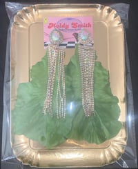 LETTUCE EARRINGS IN GOLD 