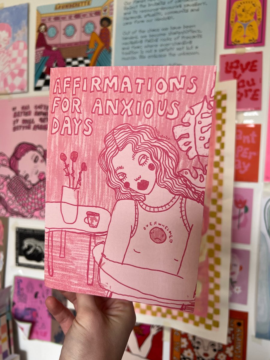 Image of ⛅️ Anxiety Affirmations Zine ⛅️ 
