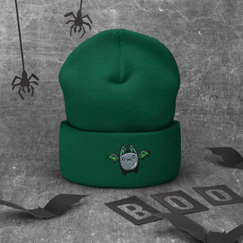 Image of Green Wing Bat Beanie