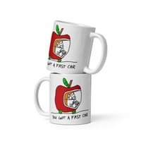 Image 3 of fast car White glossy mug