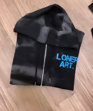 Image of Carolina Blue Loner Art(sprayed Sweatsuit)