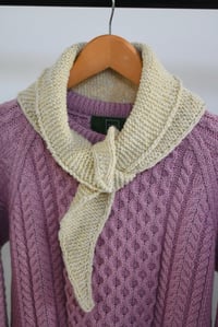 Image 19 of Wool Neckerchief - Hand-knit in Ireland 