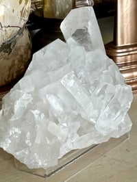Image 3 of Clear Quartz Points Cluster Display Piece #2597