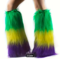 Image 1 of Mardi Gras Legwarmers