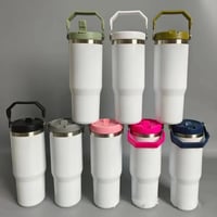 Image 11 of 30OZ Sublimation Blank Tumbler Double Wall Stainless Steel Car Cup Coffee Mug Sublimation Water Bott