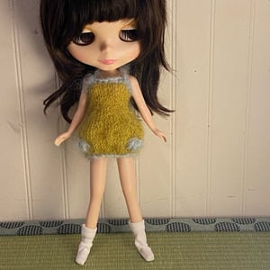 lemon bubble dress (for blythe)