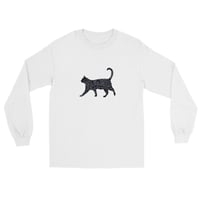 Image 2 of CAT PETTING CHART LONG SLEEVE SHIRT