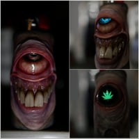 Image 2 of Faded Face Bic Lighter Sleeve