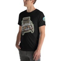 Image 3 of Defender Short-Sleeve Unisex T-Shirt with sleeve logo