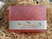 Image 1 of Pink Grapefruit Honeybee Glycerin Body Bar