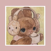 Image 2 of Cinnamon latte ☕️ art print