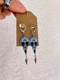 RAVEN SKULL - silver