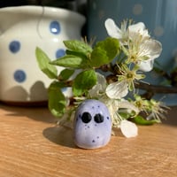 Image 2 of Mini Egg Guys Small (Pale Blue or Lilac) standing decoration