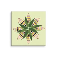 Image 2 of Sacred Corn Mandala. High Resolution Canvas Print with wood backing