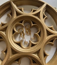 Image 2 of Gold Shackle Hoops