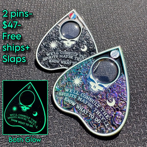 Image of 2 planchette pins