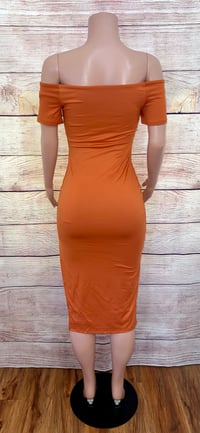 Image 3 of Helen Dress- Rust