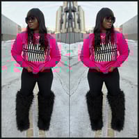 Small-2x Pink LOVE COLLECTION gold link