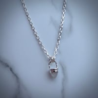 Image 7 of Handmade Sterling Silver Moonstone Bullet Point Pendant
