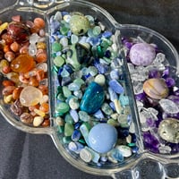 Image 3 of Cloud Bowl with Rainbow Crystal Confetti (42A)