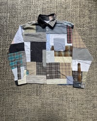 Image 1 of Recycled Patchwork Long Sleeve Shirt 