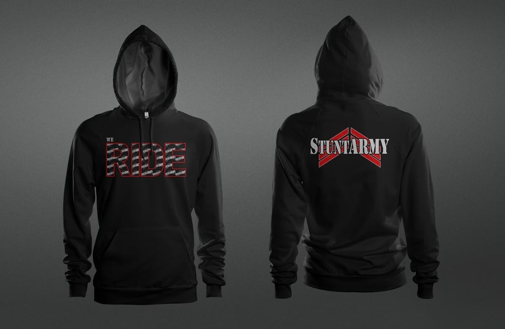 Image of “We Ride” Red , Hoodie